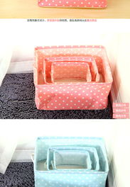 波點帆布收納籃 簡約田園風(fēng)，點亮家居收納新靈感